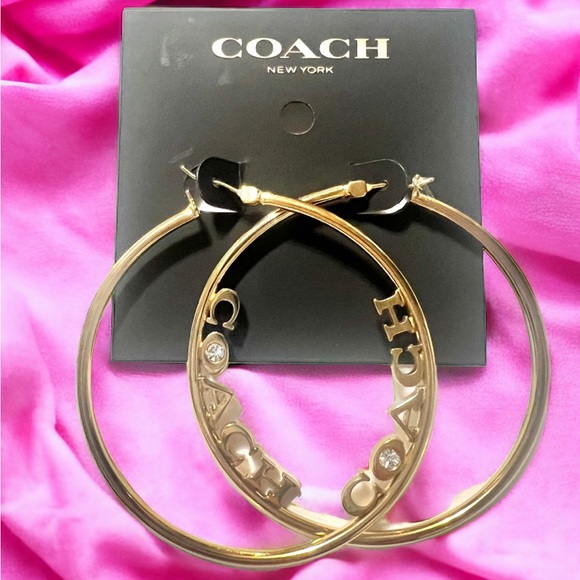 Coach hoop earrings - Picture 6 of 10